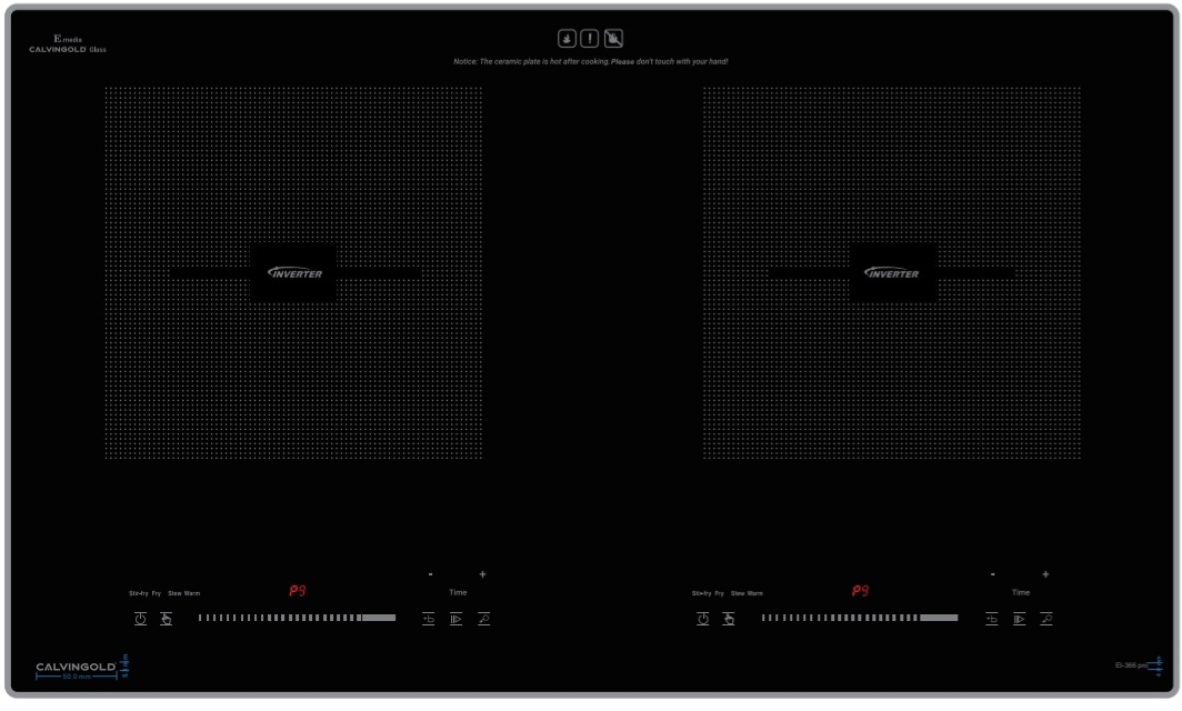 Bếp điện từ Calvingold EI -366 Pro
