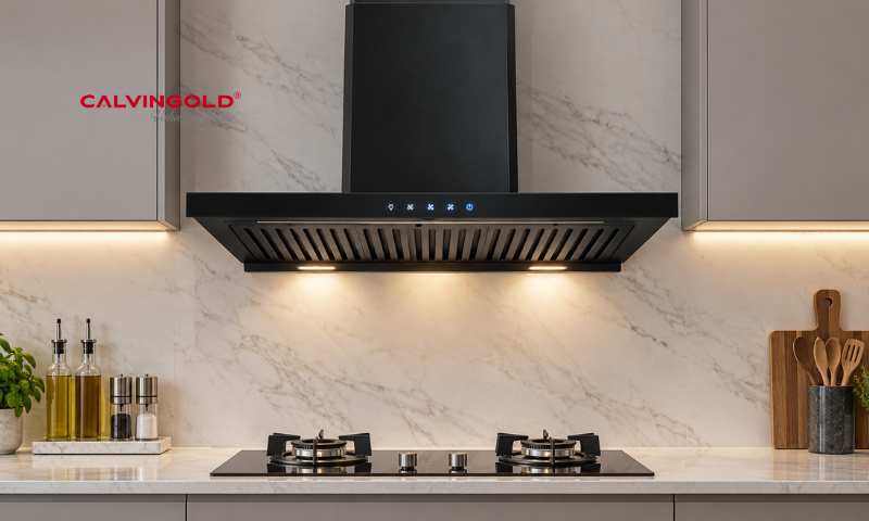 Máy hút mùi Calvingold CVG-AF370 BLDC điều khiển cảm ứng 8 tốc độ