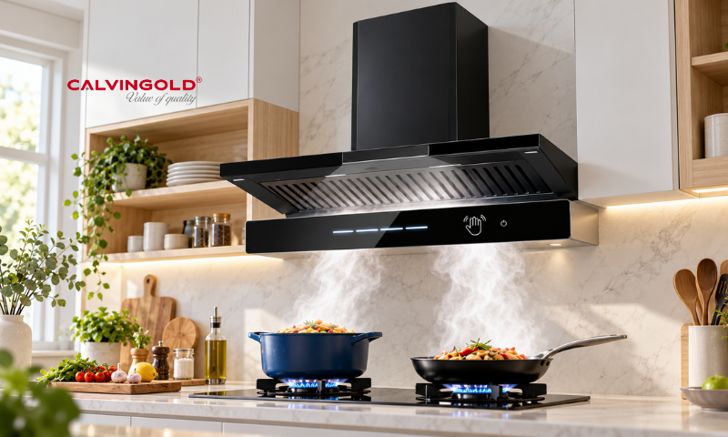 Máy hút mùi Calvingold CVG-AF88AC cảm ứng vẫy tay thông minh